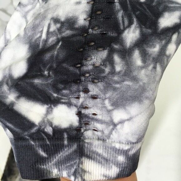 MAX STUDIO PERFORMANCE MIDNIGHT OMBRE TIE DYE 7/8 HIGH WAIST STRETCH LEGGINS NWT - Picture 3 of 12